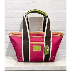 Vintage Coach 6260 Hamptons Mini Nylon Weekend Tote Bag